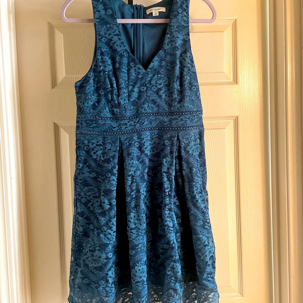 Blue lace Francesca dress size L